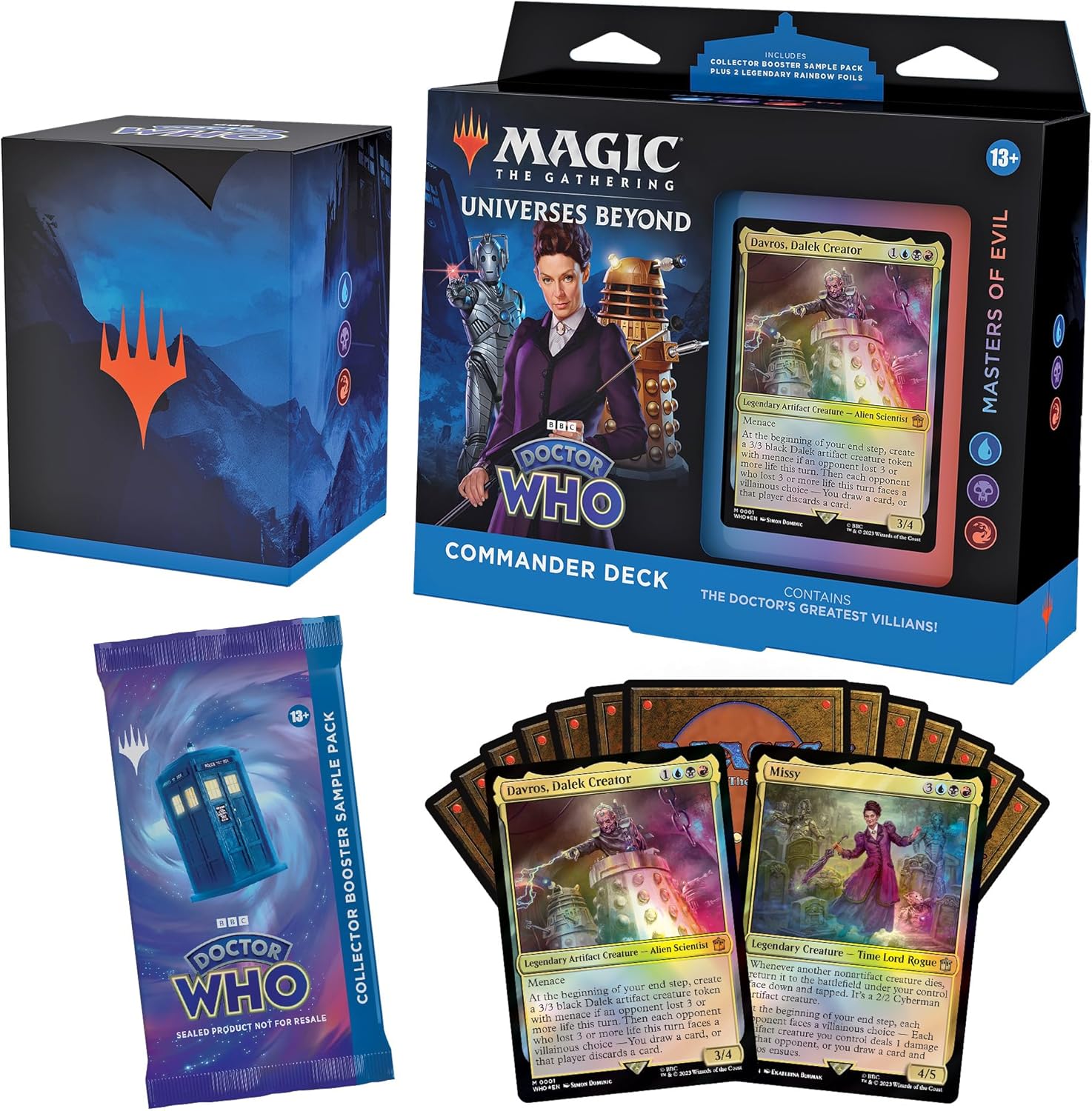 Magic The Gathering Doctor Who Commander Deck - Masters of Evil